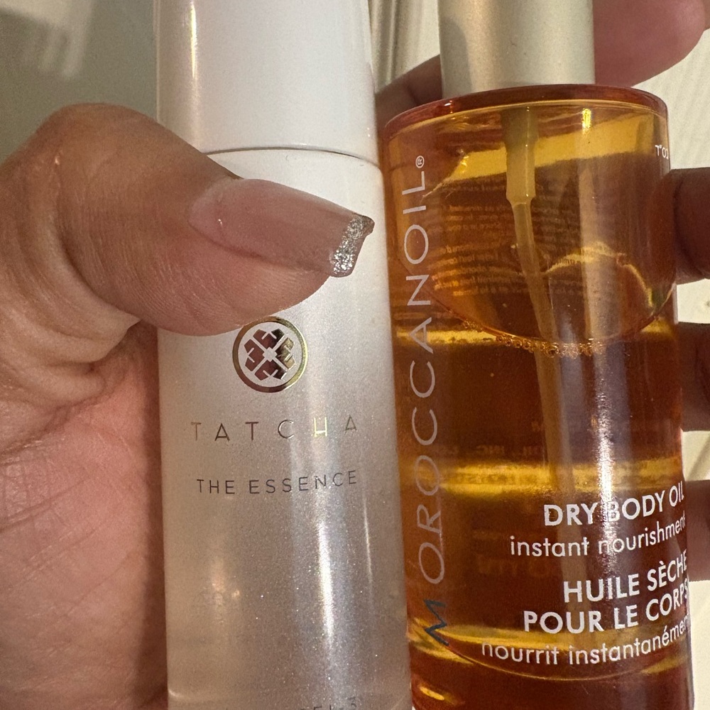 Moroccanoil Dry Body Oil —1.7 ounce
Tatcha-Essence 0.8 ounce